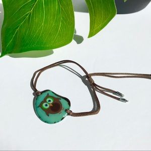 Cute tagua owl 🦉 adjustable bracelet